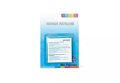 Intex Wet Vinyl Plastic Repair Patch - 6 Count