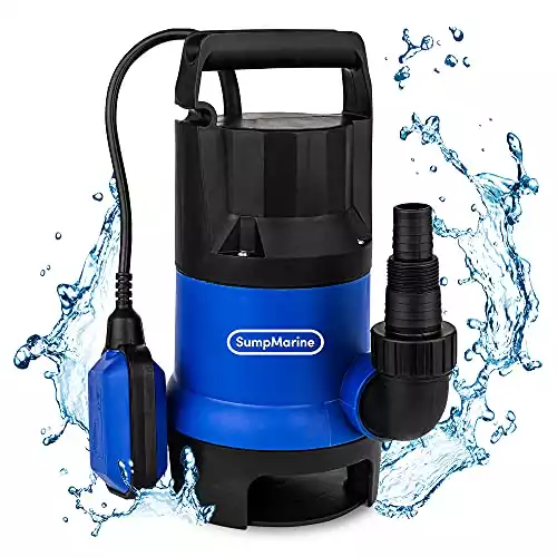 SumpMarine Submersible Sump Pump - 1/2 HP
